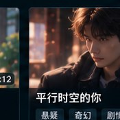 黄果视频《平行时空的你》奇幻悬疑视频海报
